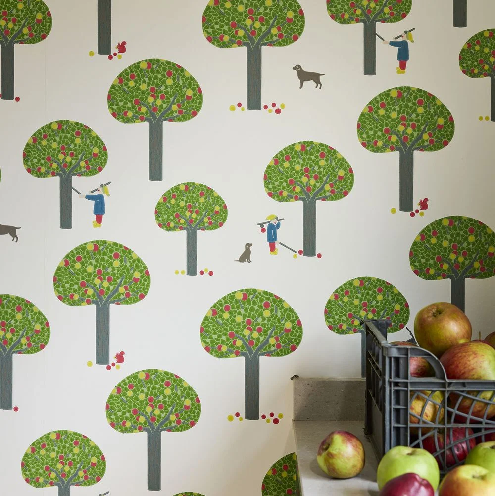 0231ROSAGEA - Rodney Street Wallpaper - Sage & Onions - Little Greene