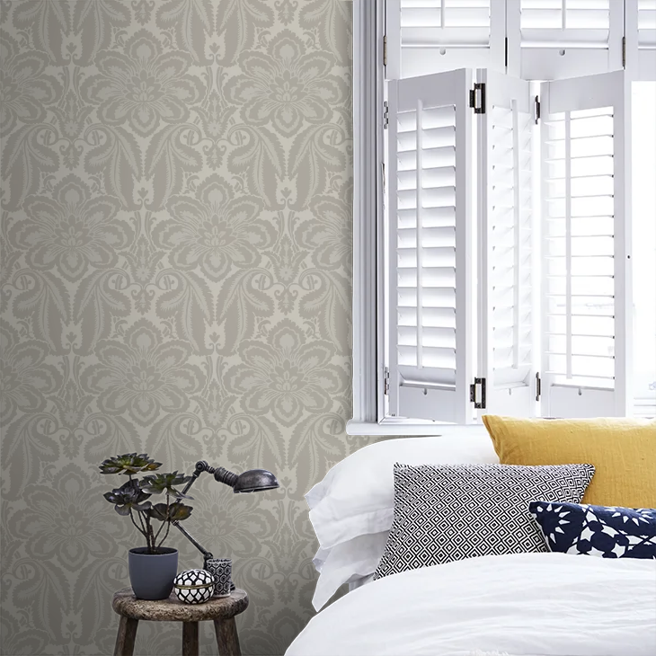 0251ALVAPOU - Albemarle St Wallpaper - Vapour - Little Greene