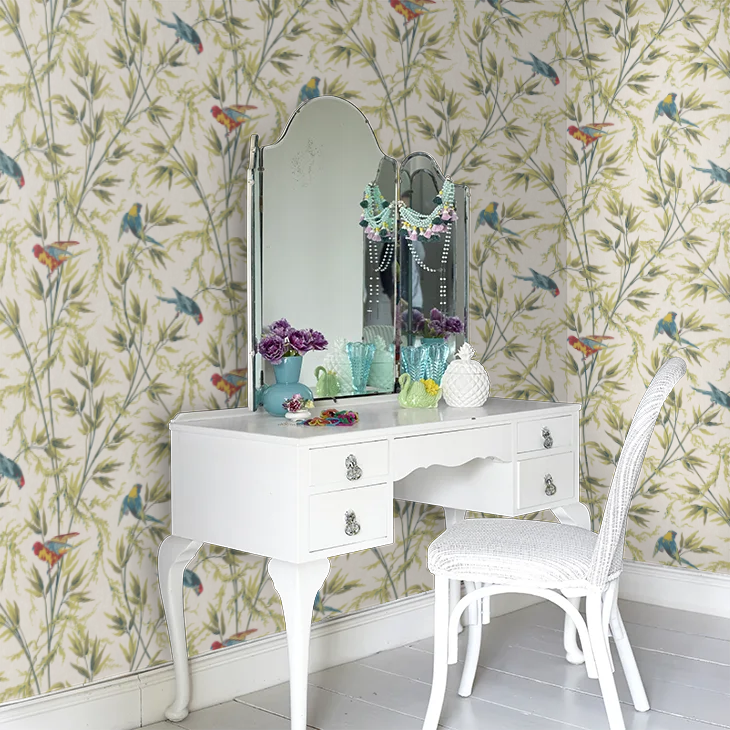 0251GOTROPI - Great Ormond St Wallpaper - Tropical - Little Greene