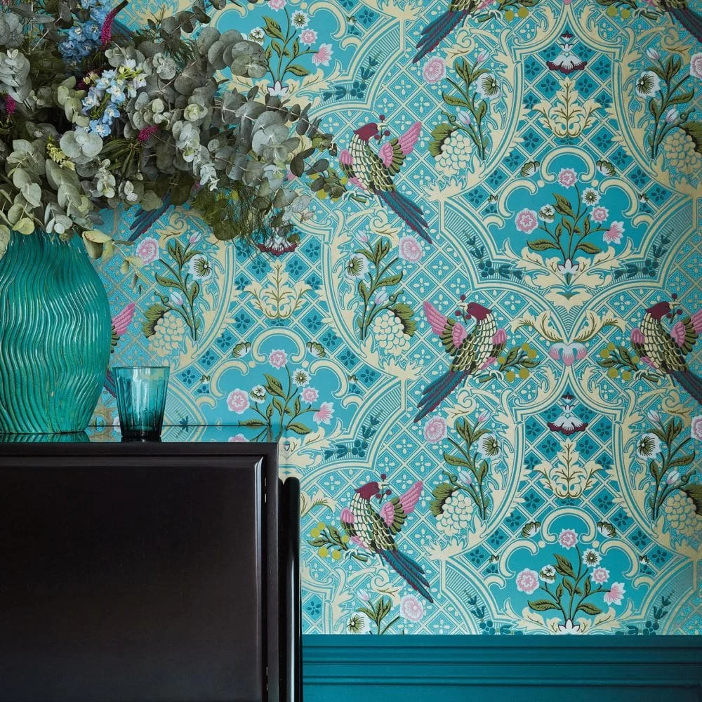 0256BREMPRE - Brodsworth Wallpaper - Empress - Little Greene