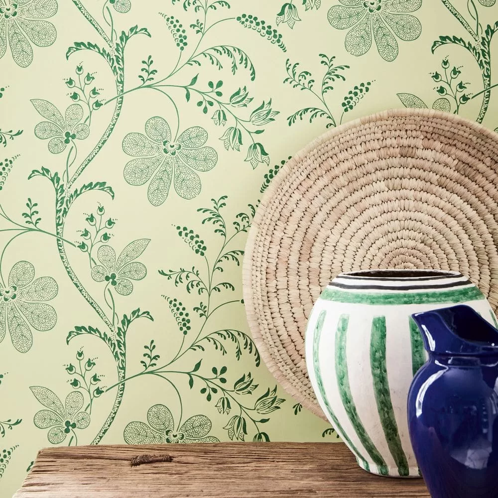 0256BSACORN - Bedford Square Wallpaper - Acorn - Little Greene