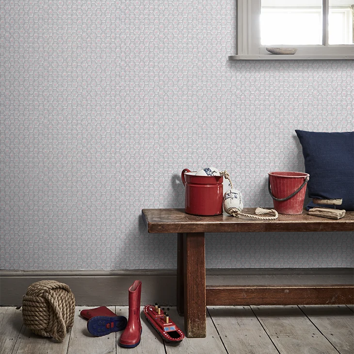 0260MOASHZZ - Moy Wallpaper - Ash - Little Greene