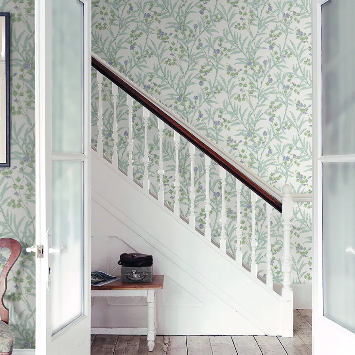 0267BAMAMBO - Bamboo Floral Wallpaper - Mambo - Little Greene