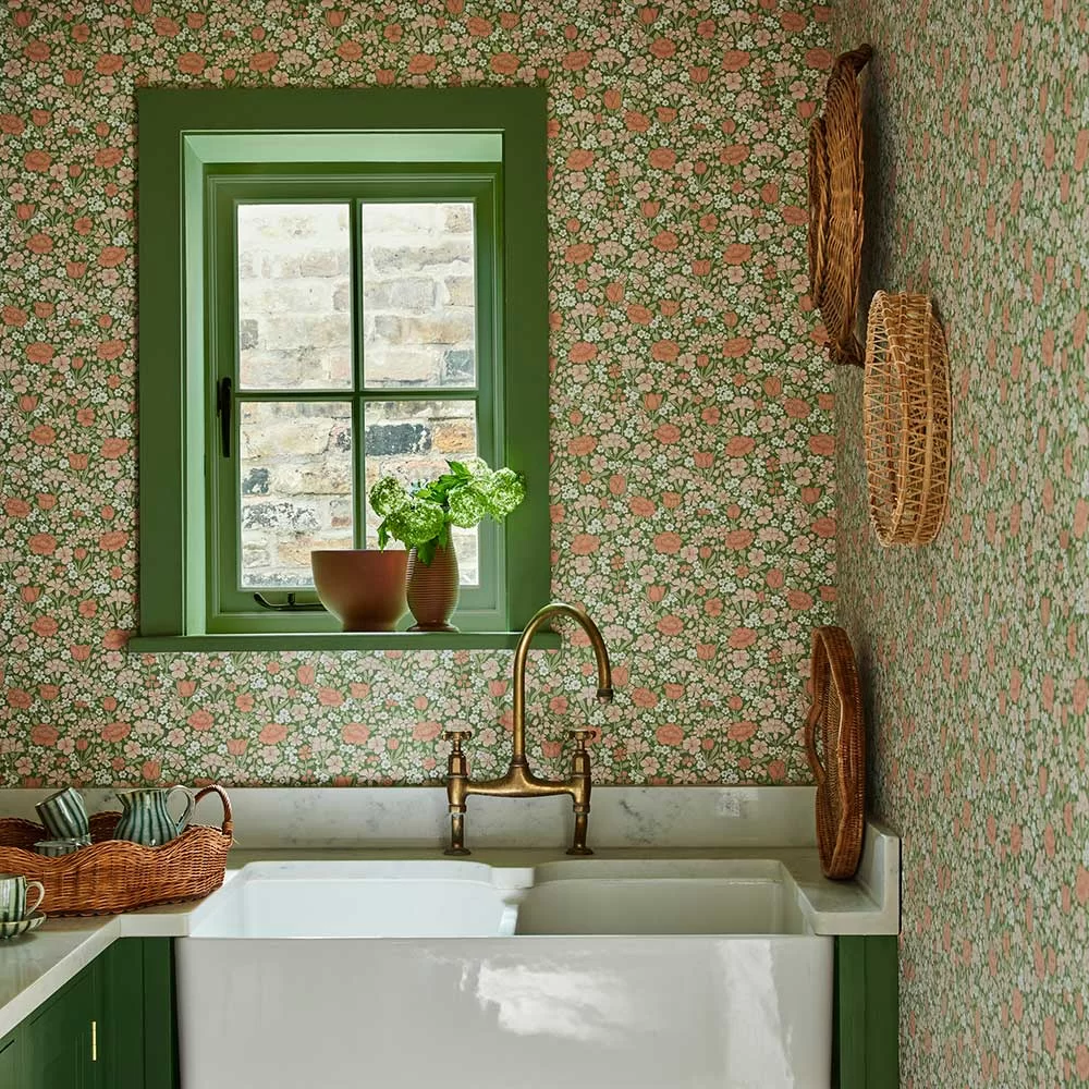 0267SPGARDE - Spring Flowers Wallpaper - Garden - Little Greene