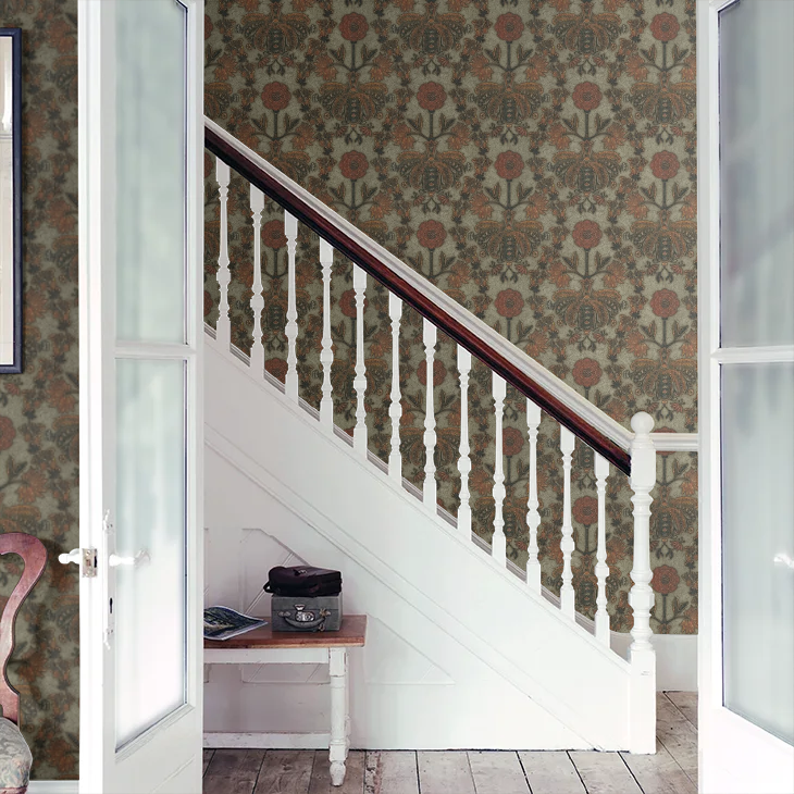 0282NBVICTO - New Bond Street Wallpaper - Victory - Little Greene