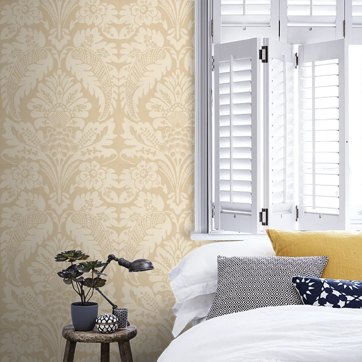 0282WLACREZ - Wilton Wallpaper - Acre - Little Greene
