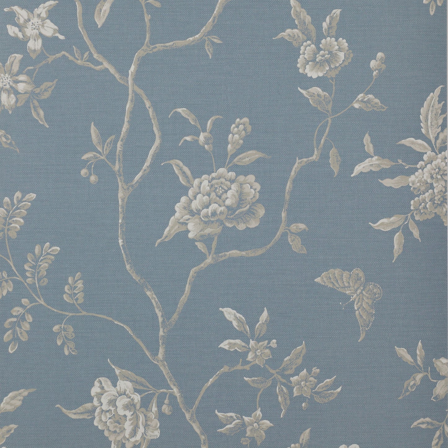 Swedish Tree Wallpaper - Navy - 07165/05