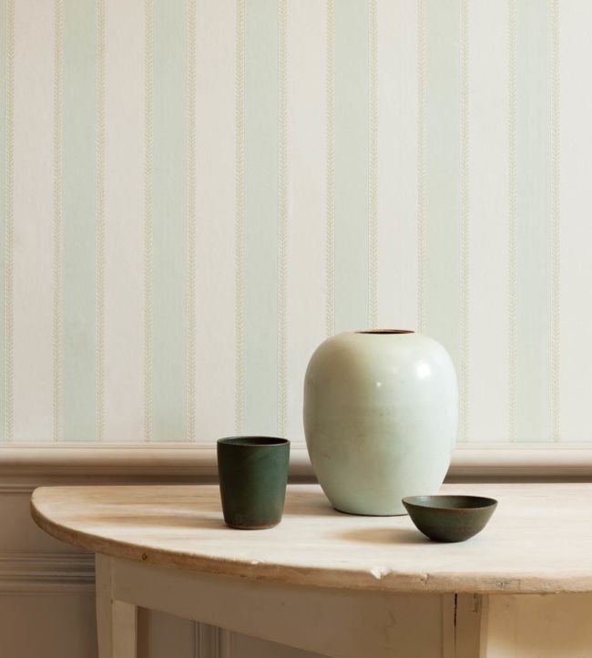 Graycott Stripe Wallpaper - Old Pink - 07190-01