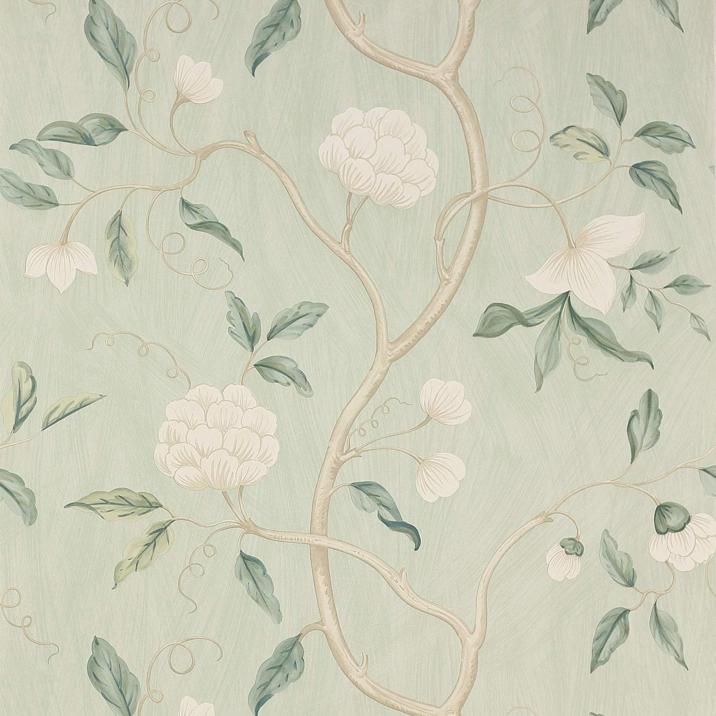 Snow Tree Wallpaper - Pale Aqua - 07949/12