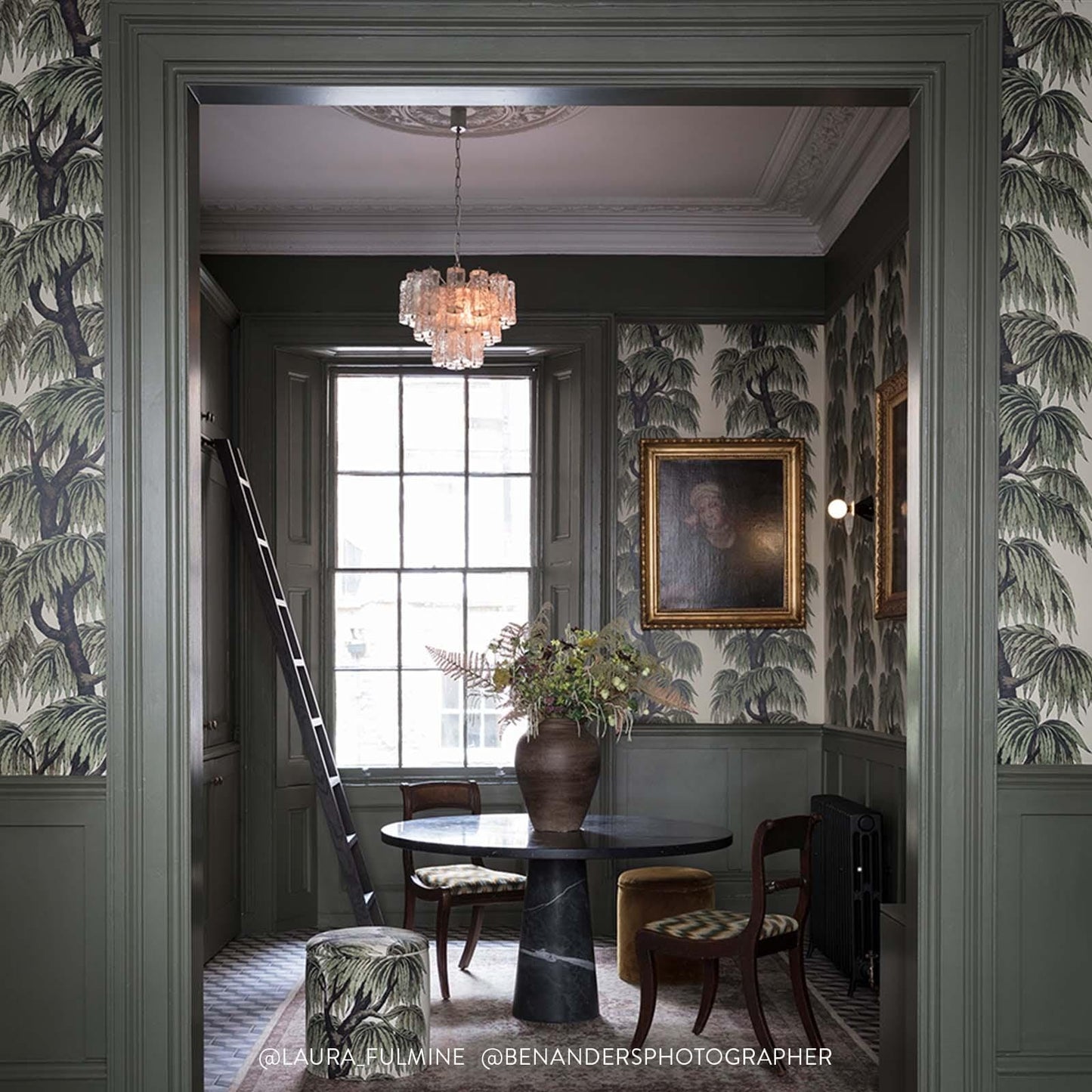 Babylon Wallpaper - Papyrus / Willow - 1-WA-BAB-DI-PAP-XXX