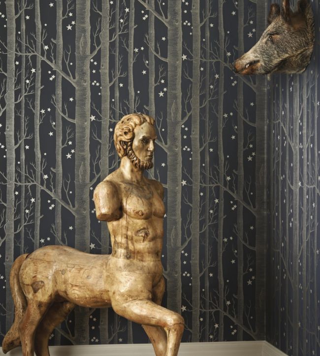 Woods & Stars Wallpaper - Stone - 103/11048