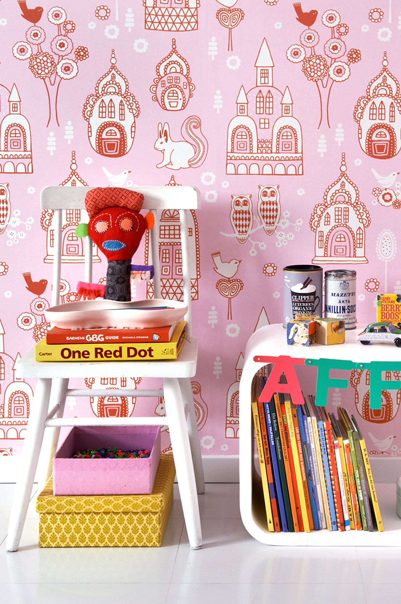 Palace Garden Pink Wallpaper - Majvillan