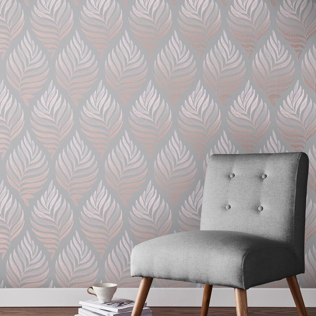 105455 - Botanica Wallpaper - Blush - Graham & Brown