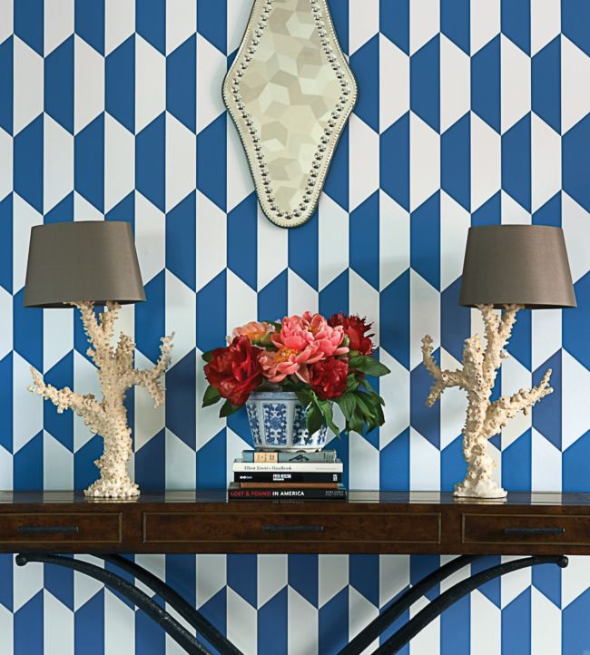 Tile Wallpaper - Metallic Gilver & Grey - 105/12053