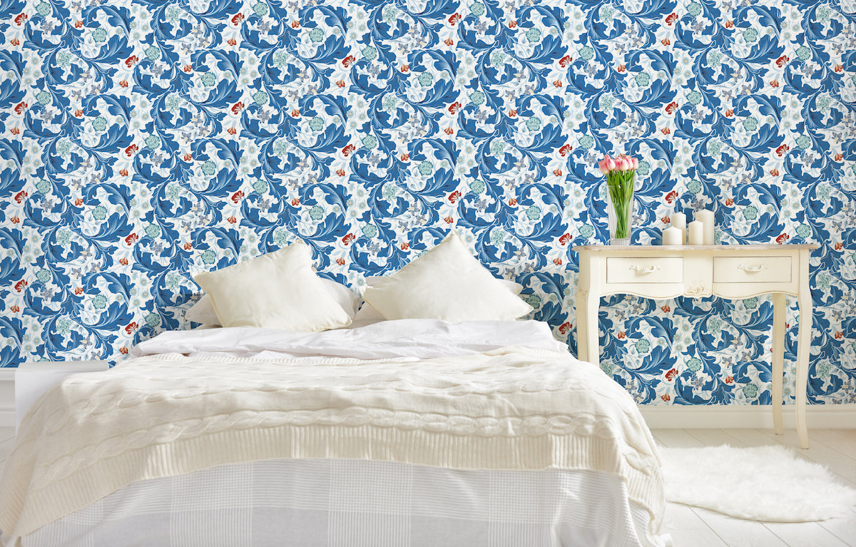 1060 - Leicester Wallpaper - Leicester Sky by Morris Collections