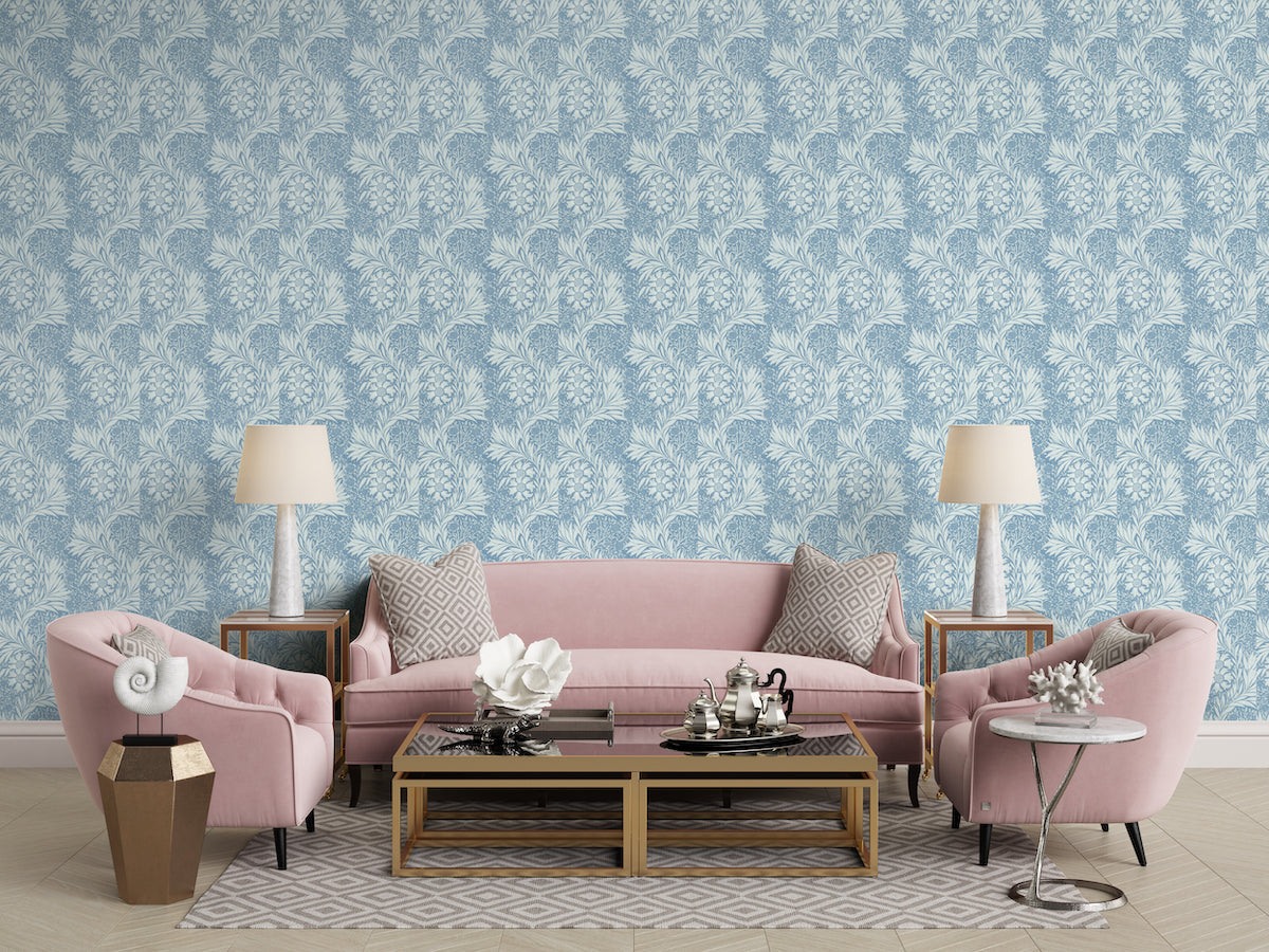 1067 - Marigold Wallpaper - Marigold Sky by Morris Collections