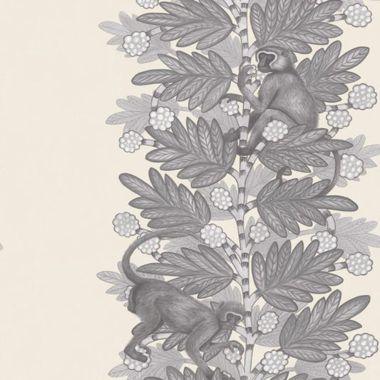 Acacia Wallpaper - Soot & Snow on Parchment - 109/11053