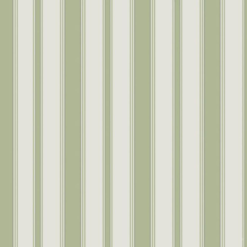 Cambridge Stripe Wallpaper - Olive Green - 110/8038