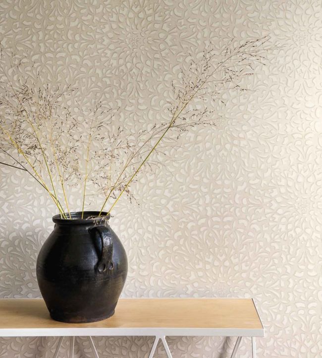 Medina Wallpaper - Pearl & Parchment - 113/7016