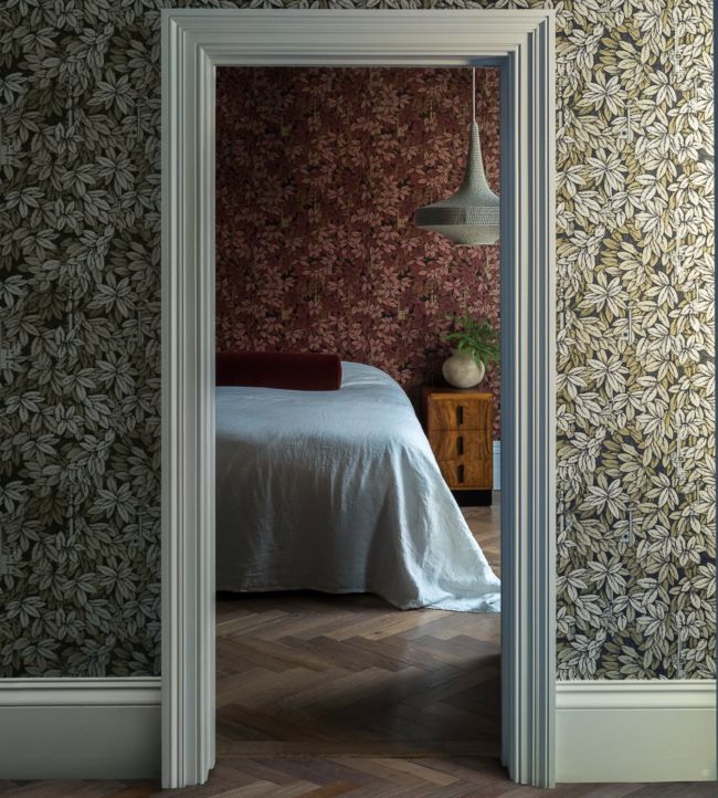 Chiavi Segrete Wallpaper - Metallic Gilver & Metallic Gold - 114/9017