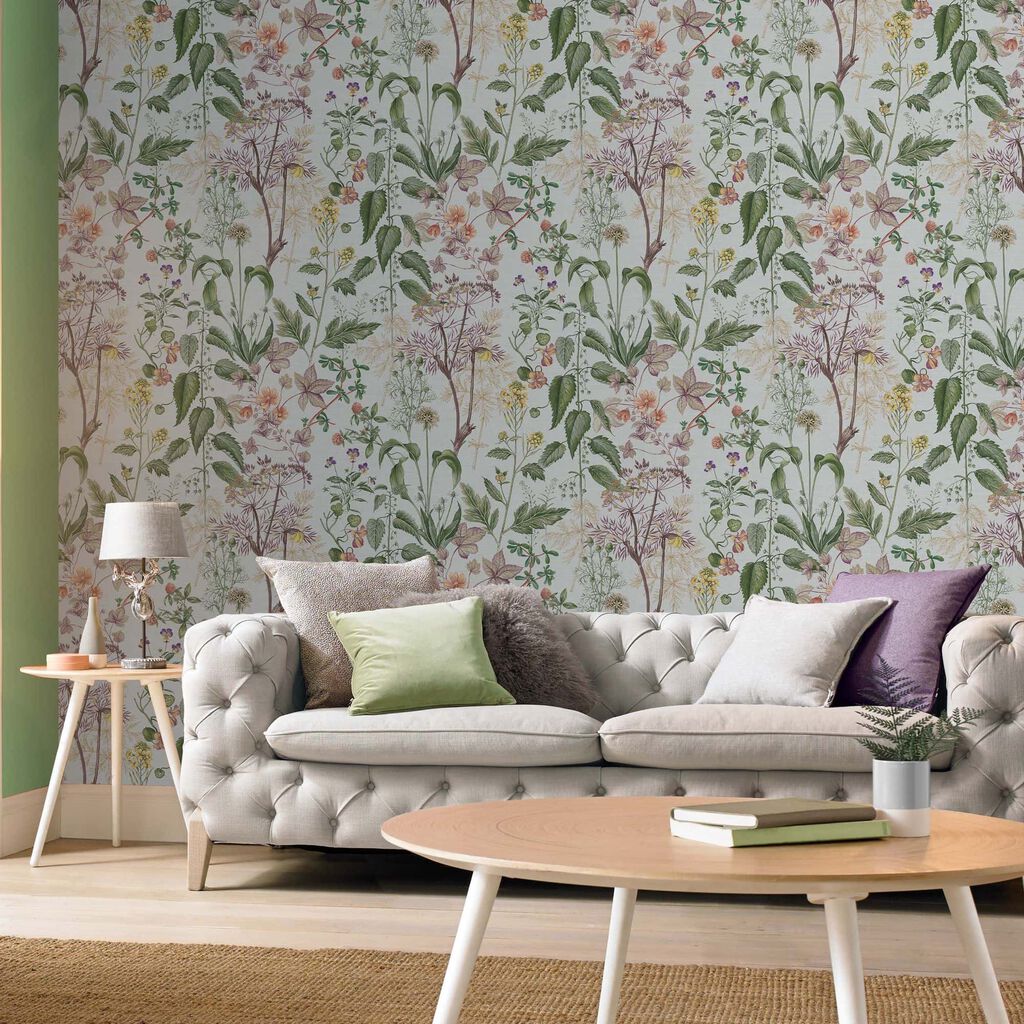 118017 - Edulis Wallpaper - Sage - Graham & Brown