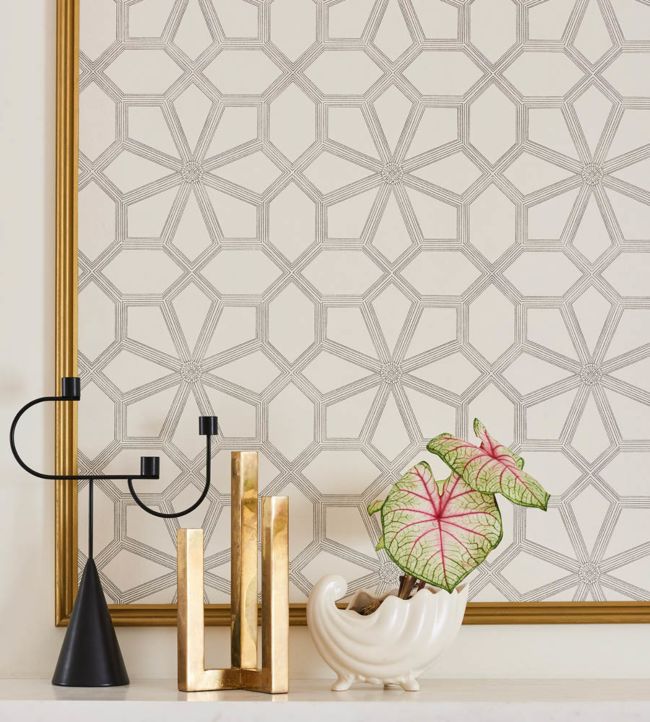 Wolsey Stars Wallpaper - Soot on Snow - 118/16036