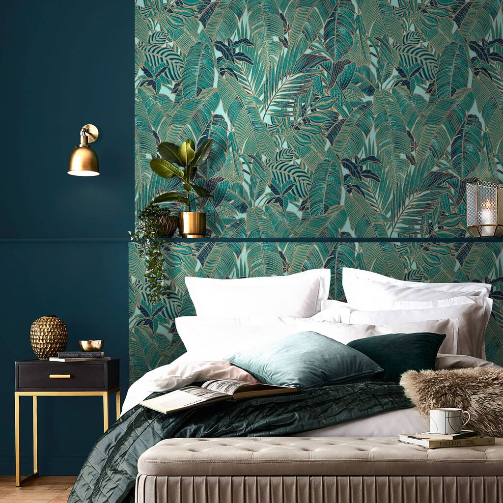 119669 - Paradys Wallpaper - Green - Graham & Brown