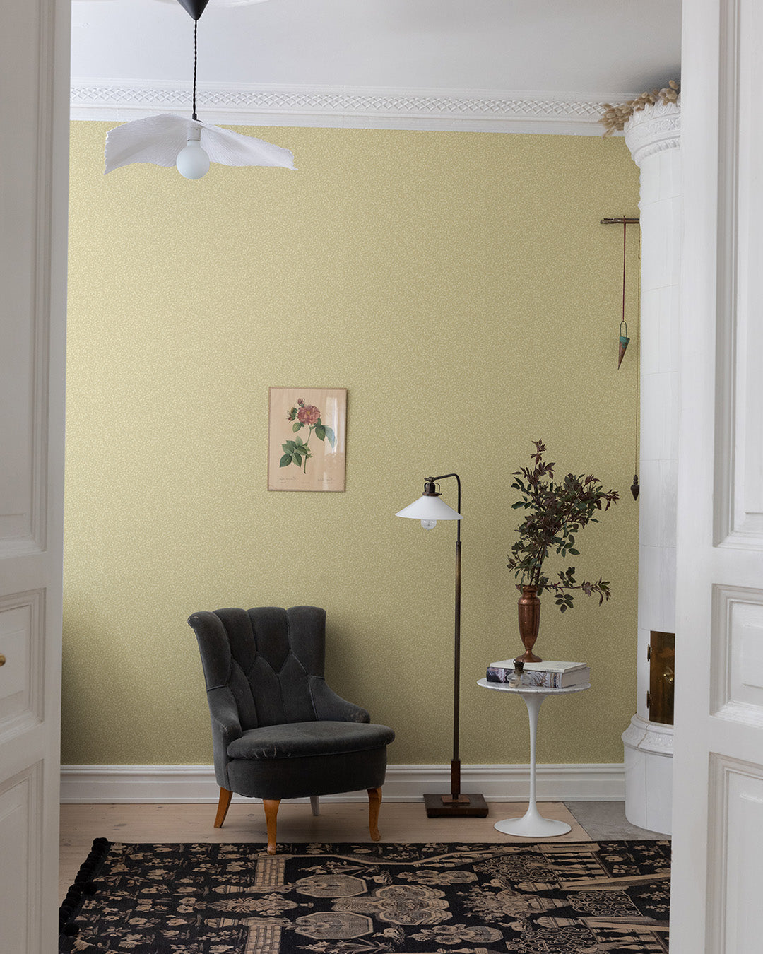 12324 - Adam Wallpaper - Yellow - Midbec