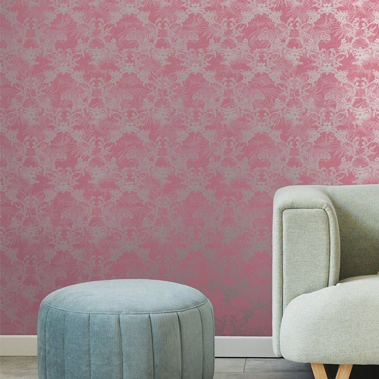 12588 - Kingdom Fantasia Wallpaper - Pink - Ted Baker