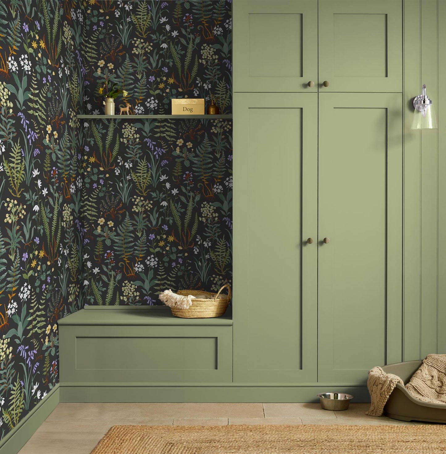 130312 - Oshibana Wallpaper - Night - Graham & Brown