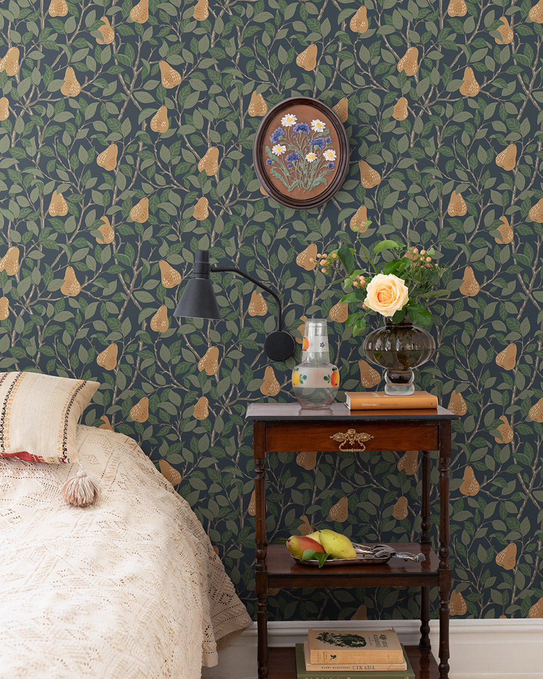 13104 - Pirum Wallpaper - Dark Blue - Midbec