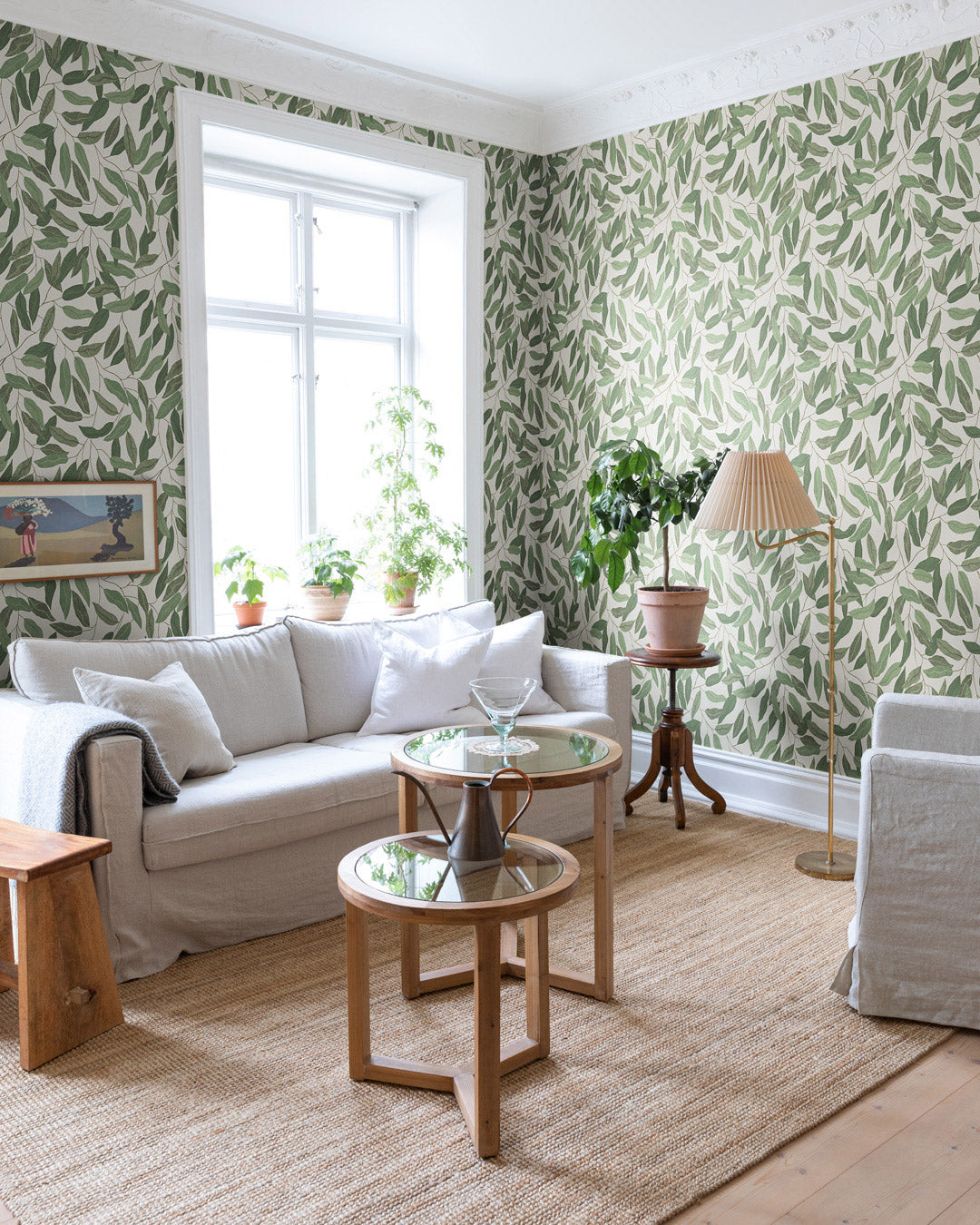 15904 - Florian Wallpaper - Soft Cream - Midbec