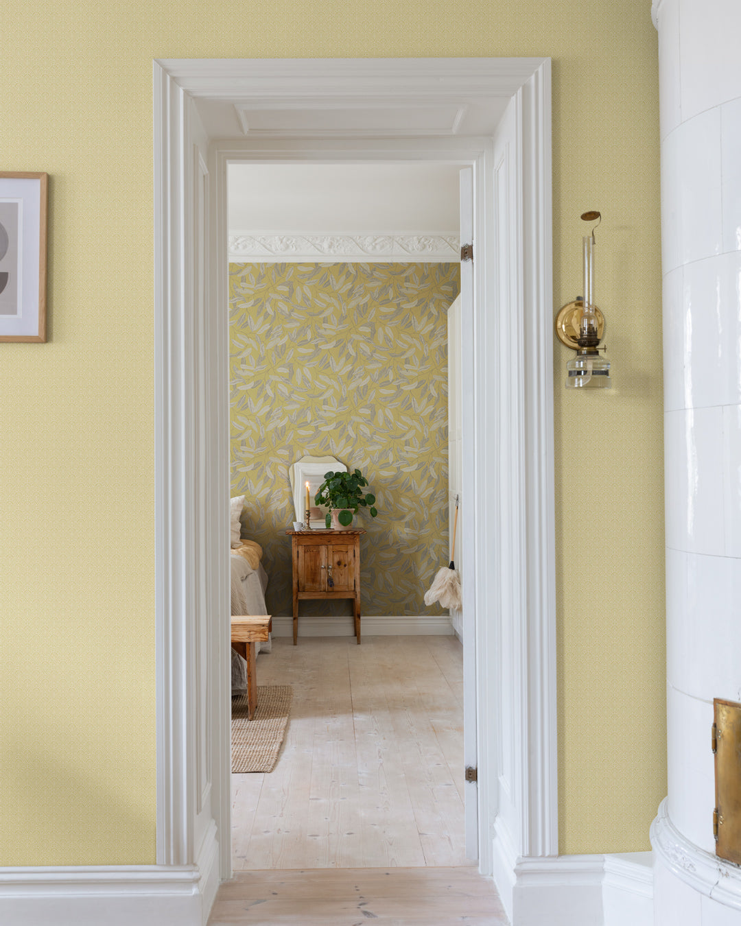 15915 - Athena Wallpaper - Yellow - Midbec