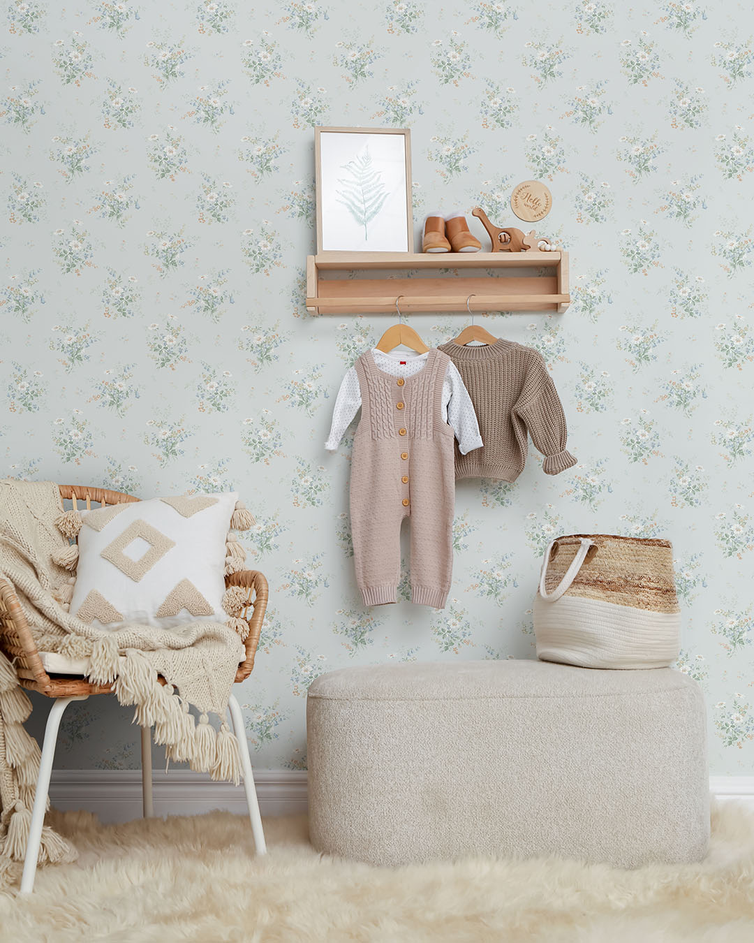 16004 - Olivia Wallpaper - Blue/Gray - Midbec