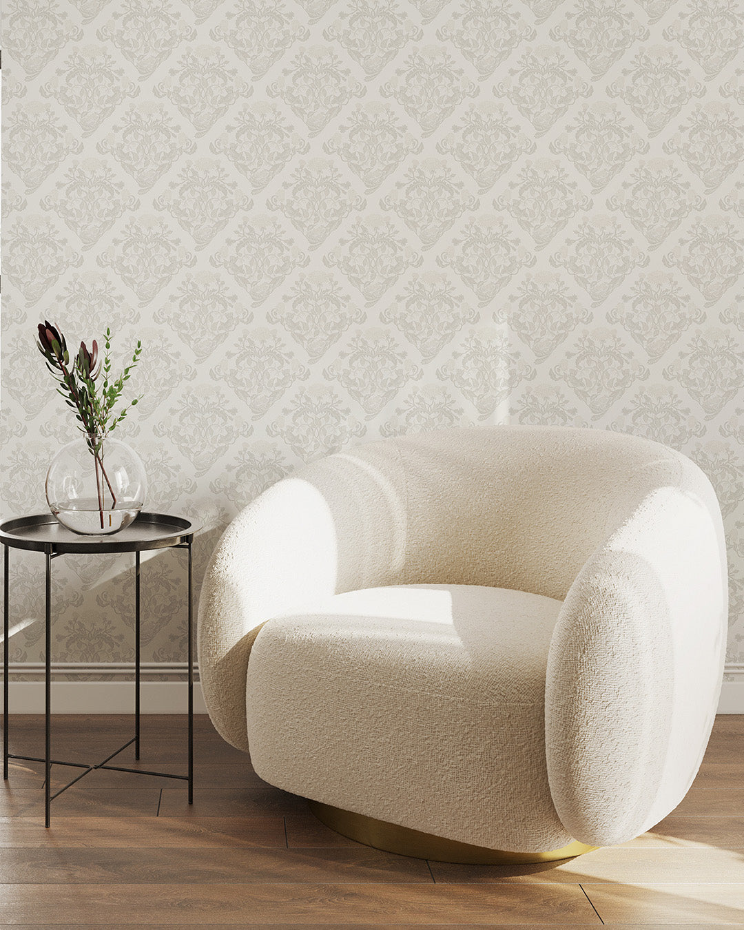 26010 - Frodas Wallpaper - Beige - Midbec
