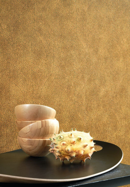 Riverside2 Nervure Noisetier Room Wallpaper - Sand