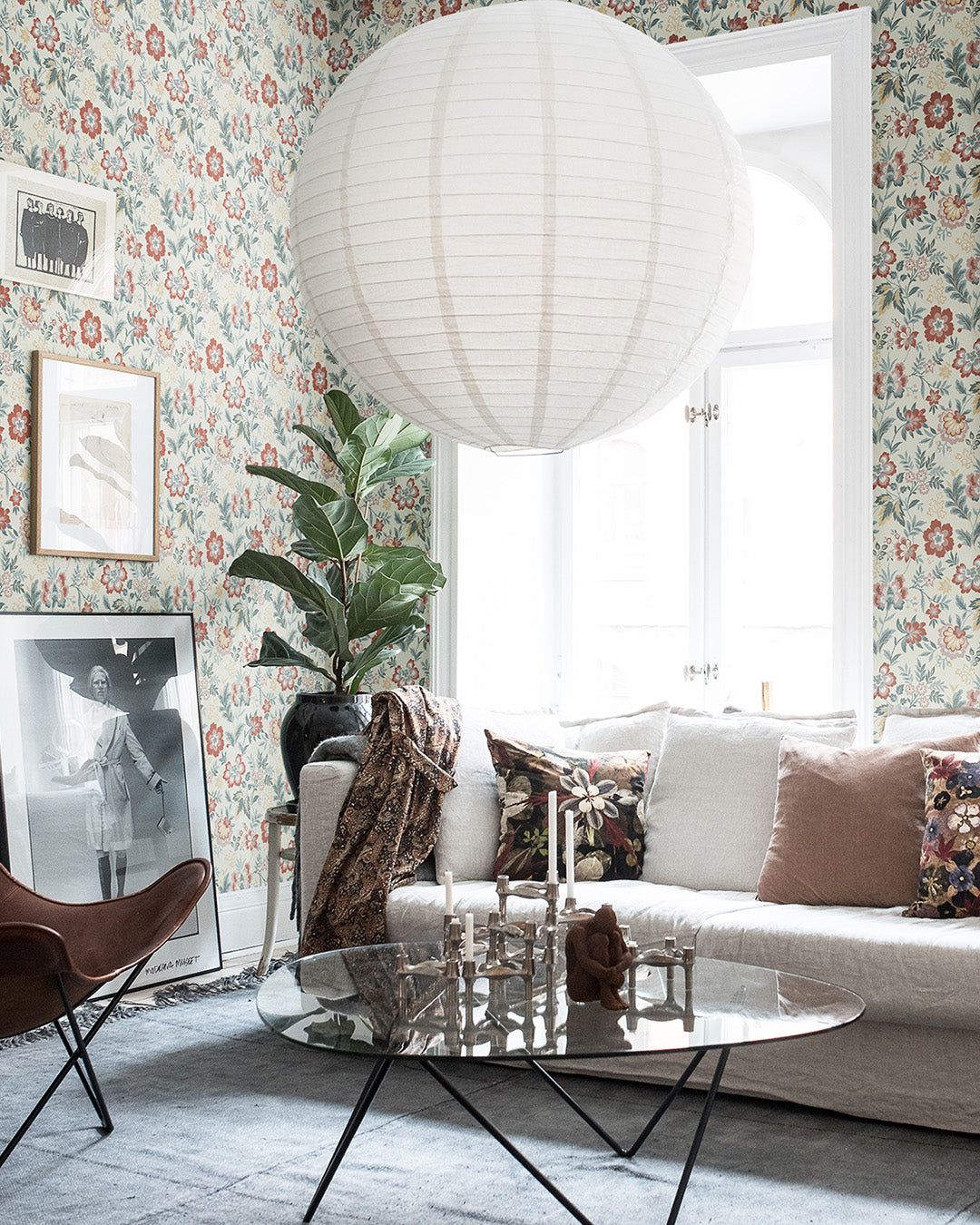 28000 - Mirabelle Wallpaper - Natural - Midbec