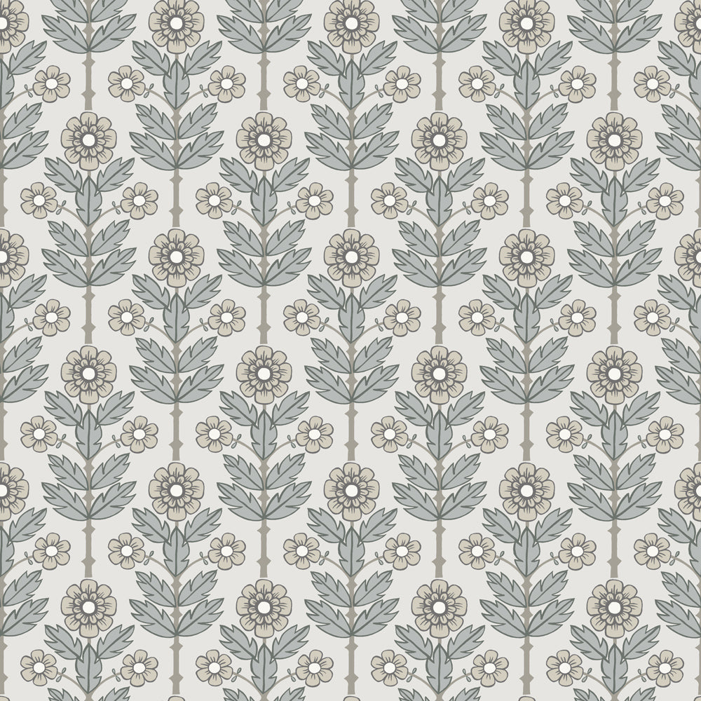 28005 - Othilia Wallpaper - Soft Gray - Midbec