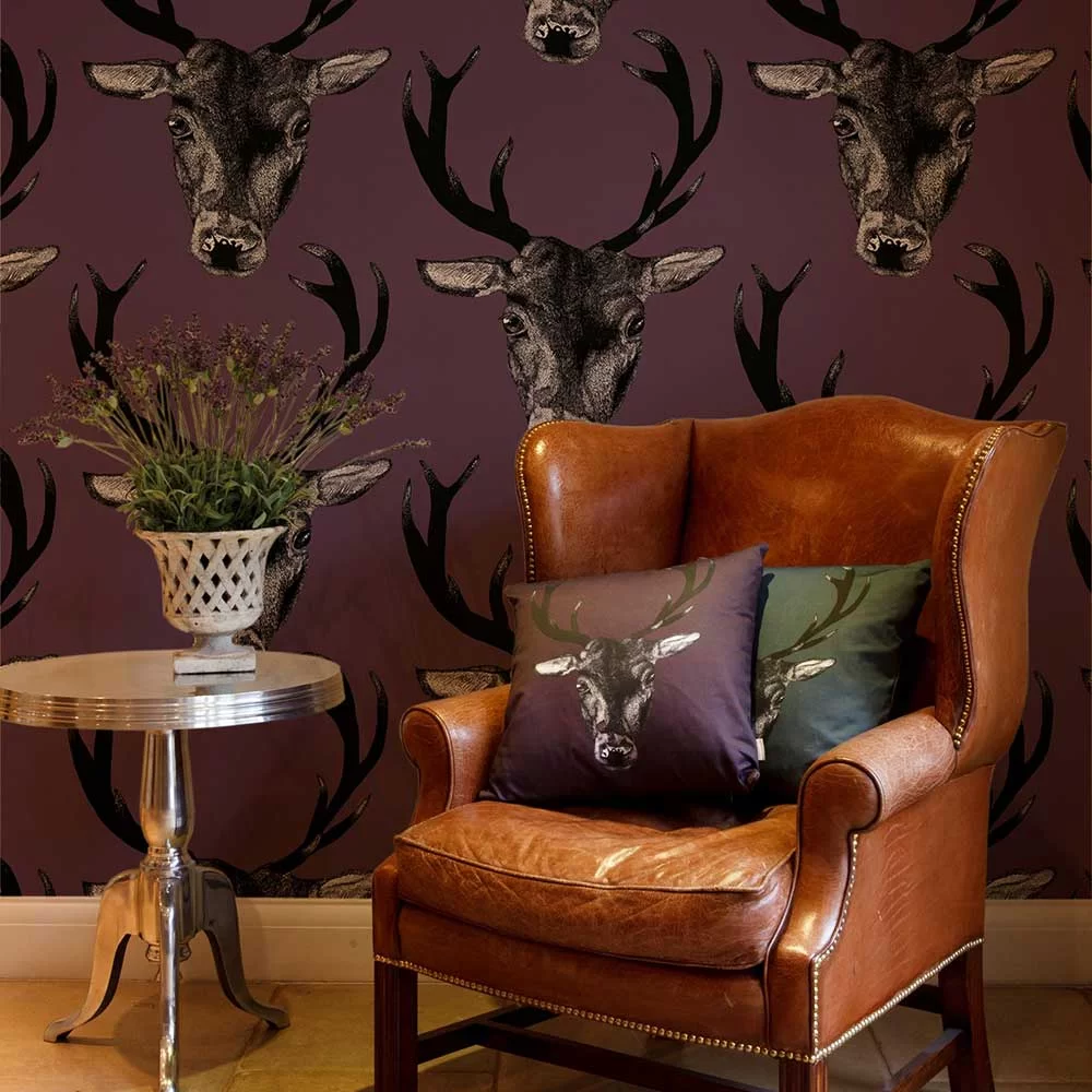 Stag Head Wallpaper