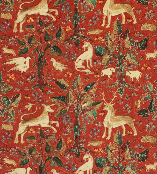 Arden Fabric - Red - Zoffany