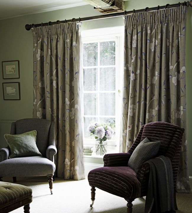 Eleonora Fabric - Gray - Zoffany