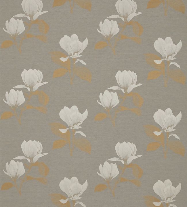Kobushi Magnolia Fabric - Gray - Zoffany