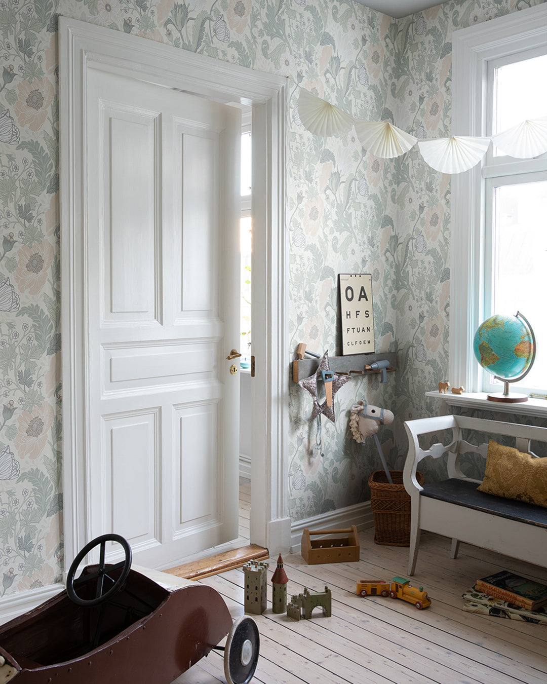 33000 - Anemone Wallpaper - Light Gray - Midbec