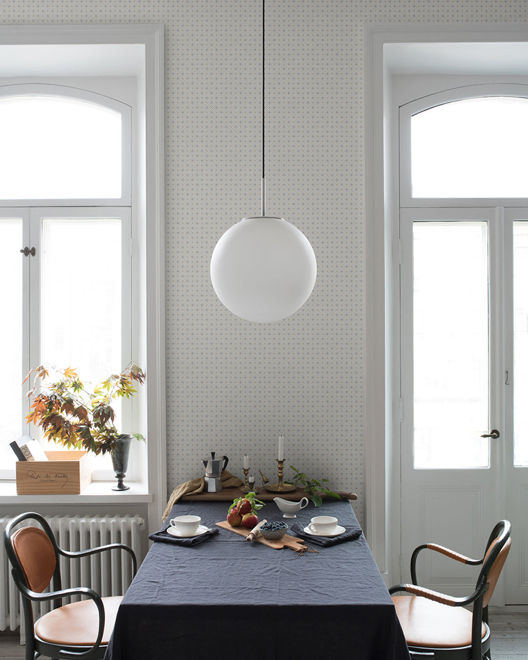 33022 - Skarhamn Wallpaper - Light Gray - Midbec