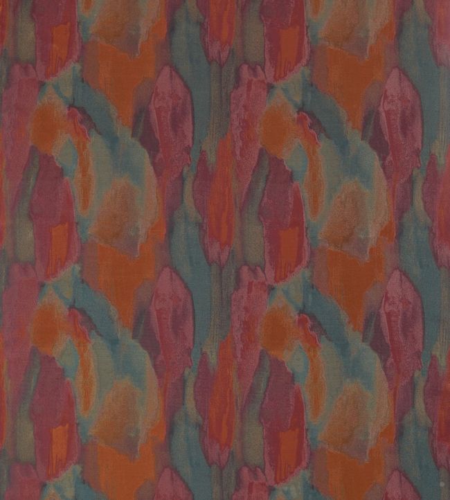 Hepworth Fabric - Red - Zoffany