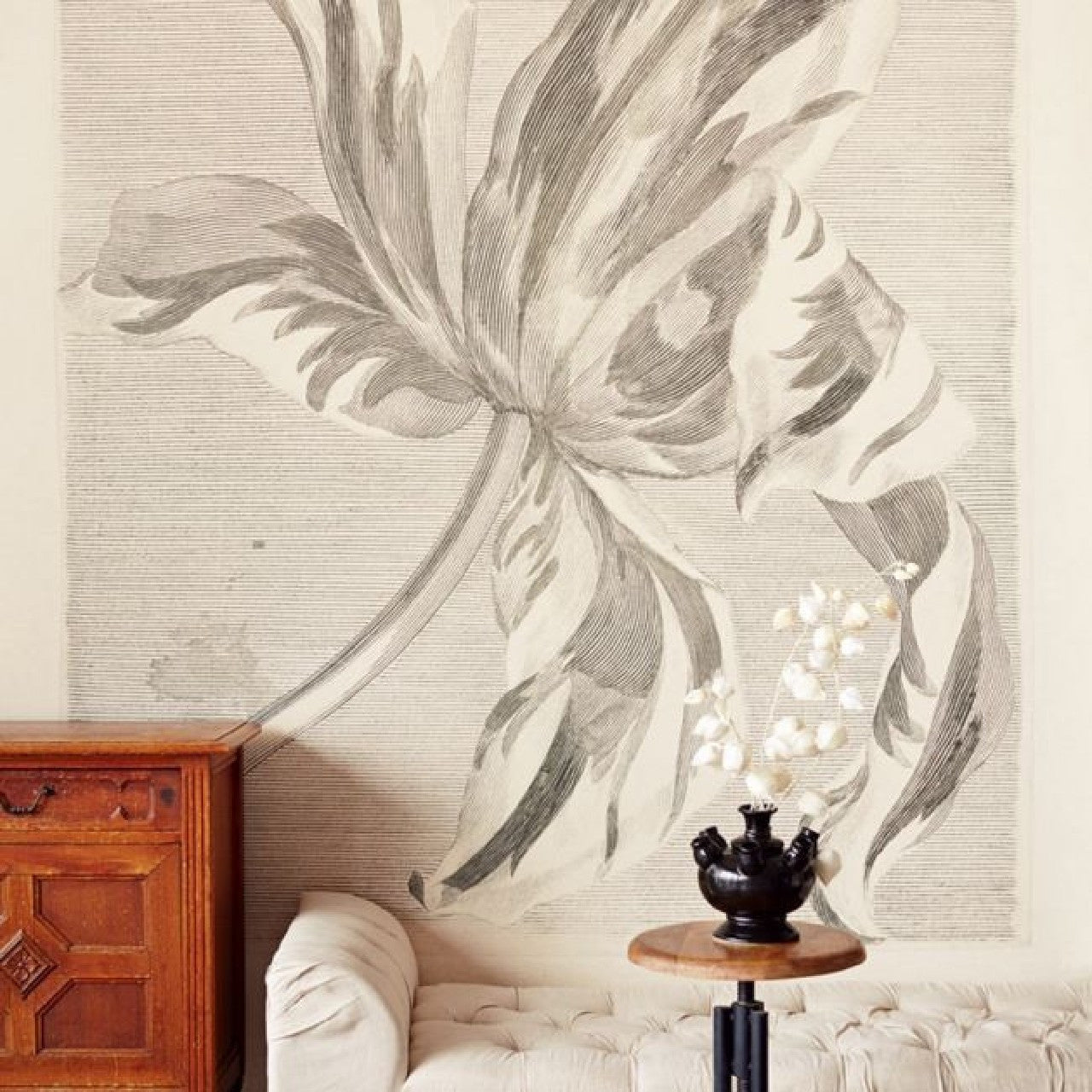 358117 - Painterly Masterpiece Mural Wallpaper - Neutral - Eijffinger