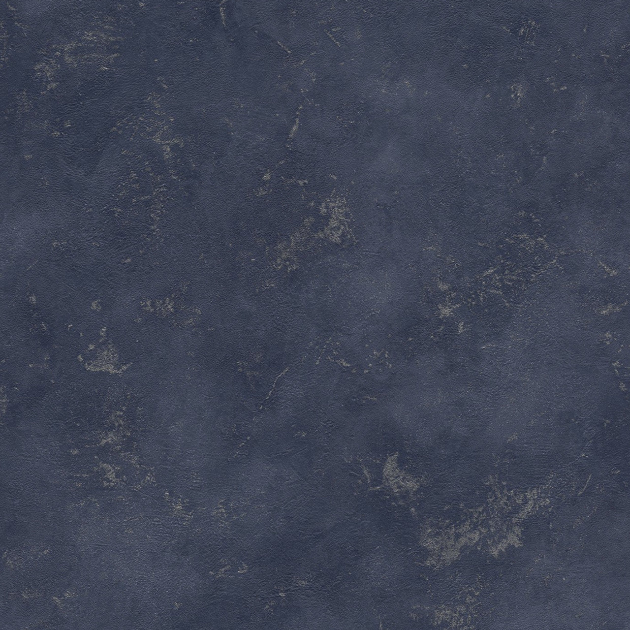 417142 - Finca Distressed Marble Effect Wallpaper - Navy & Silver - Rasch