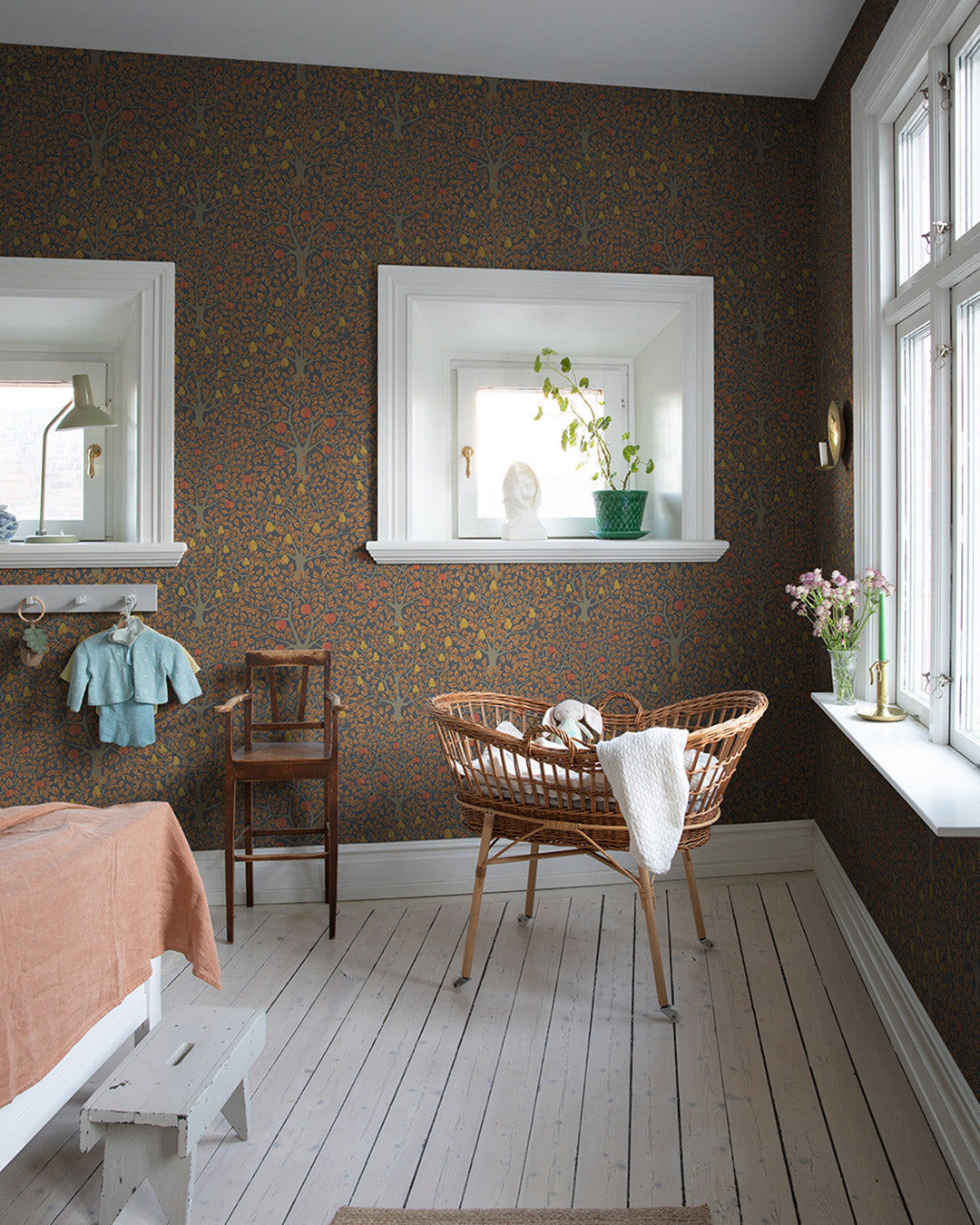 44109 - Pomona Wallpaper - Brown - Midbec