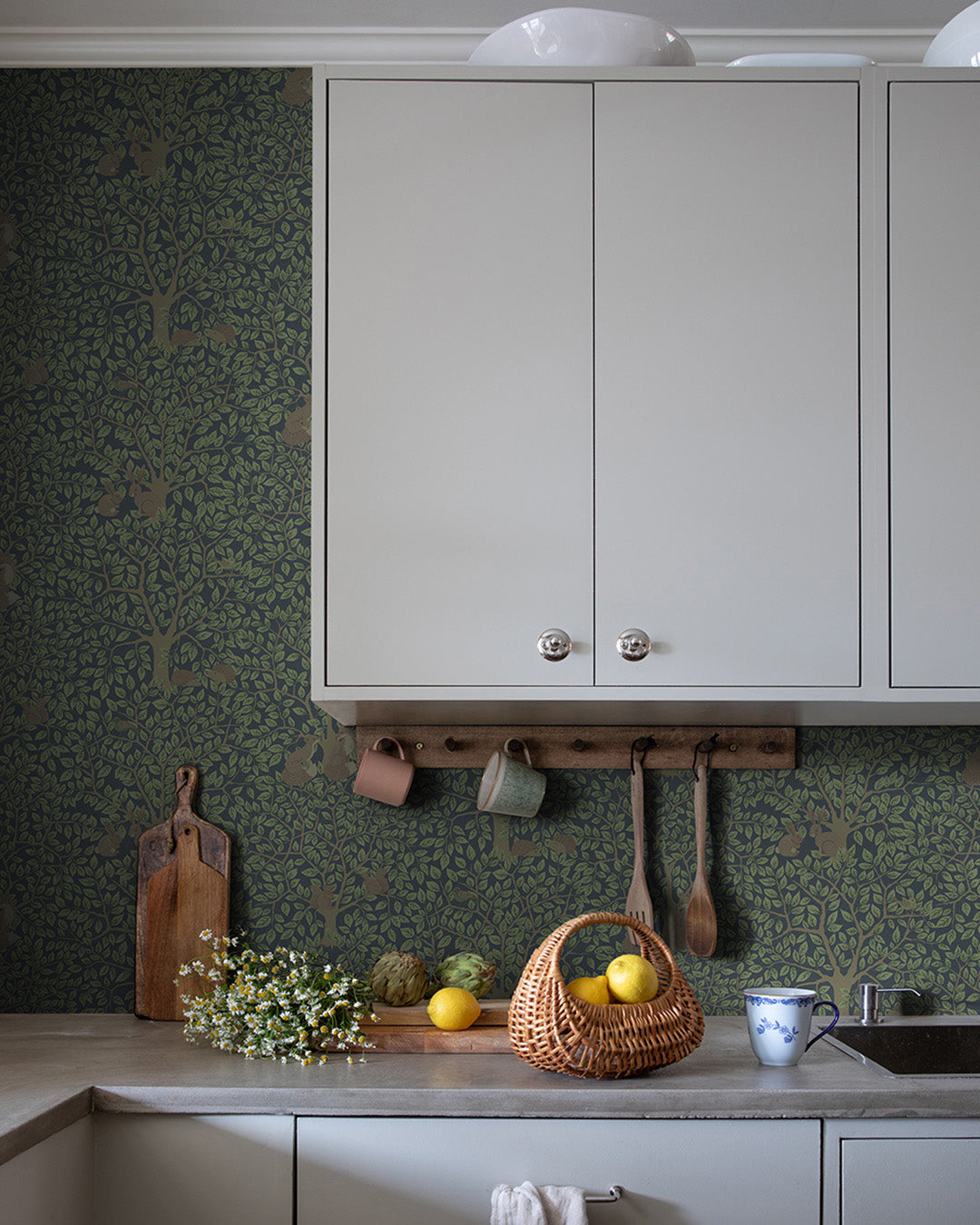 44115 - Per Wallpaper - Dark Blue - Midbec