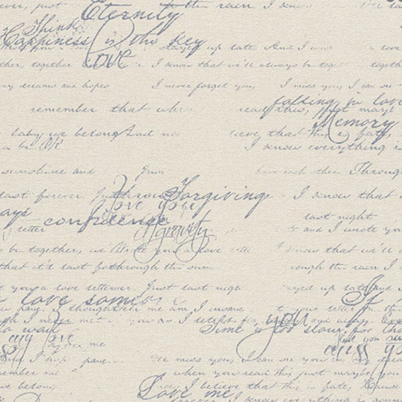 449587 - Florentine II Wallpaper - Dark Blue/Neutral - Rasch